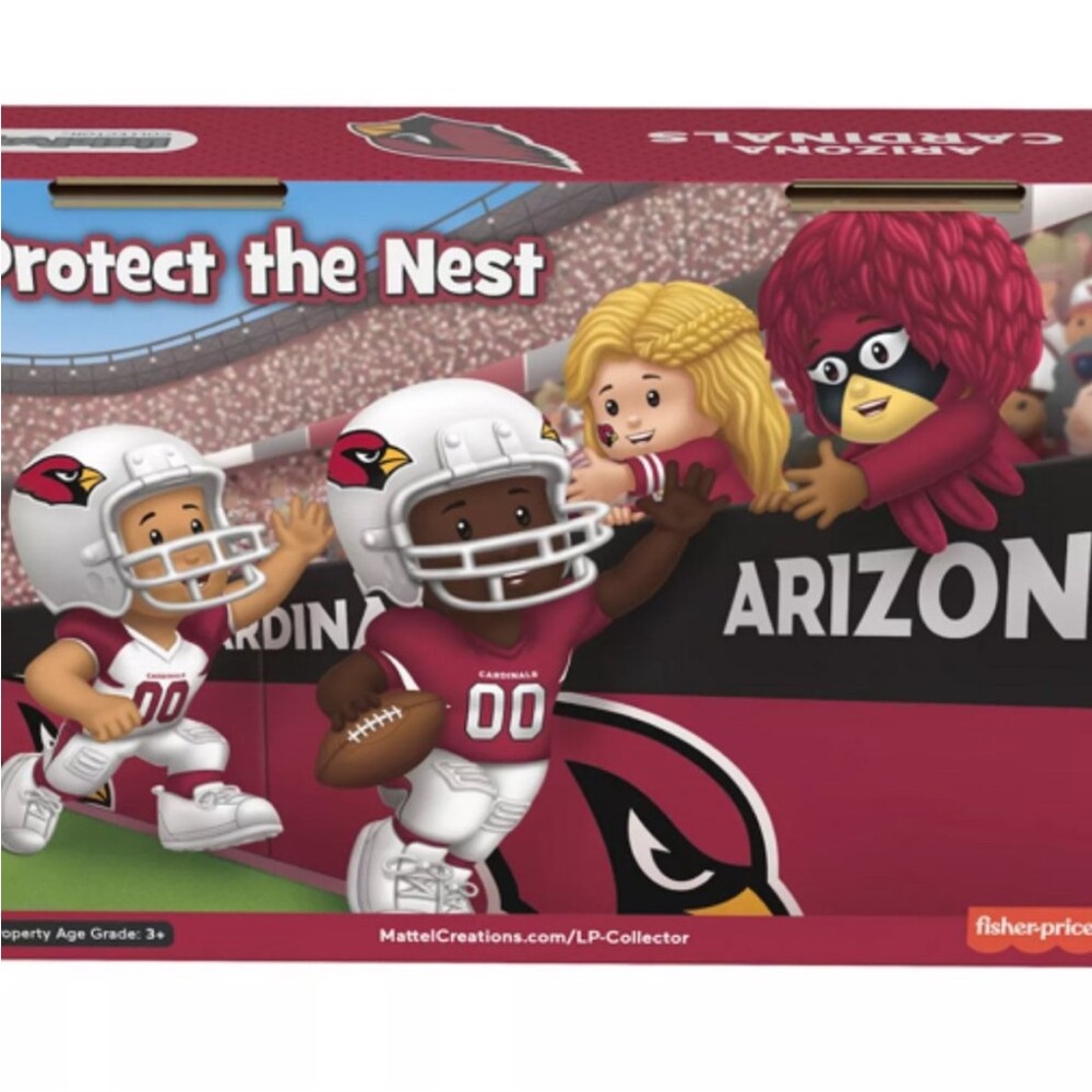 Arizona Cardinals NFL Fisher Price Little People Collector Set - NIB - Picture 2 of 16